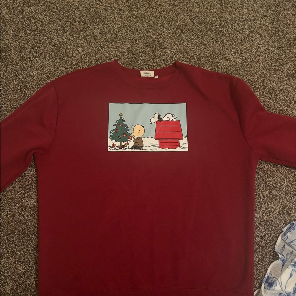 Peanuts X Aeropostale Red Sweater